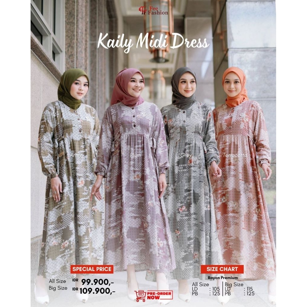 Kaily Midi Dress/Fee Fashion/Midi Dress