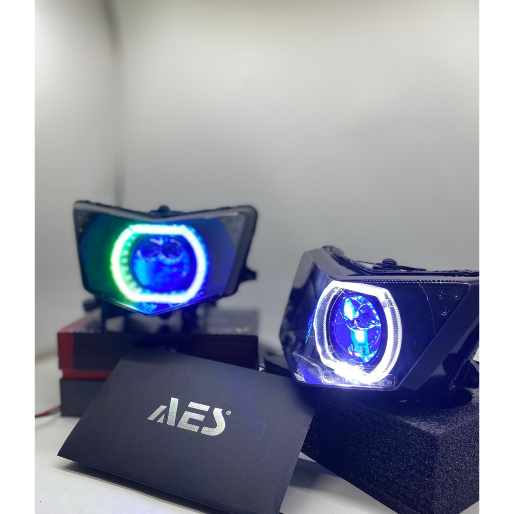 Lampu Depan KAWASAKI Ninja RR new set Biled  AES Doubel laser Reflektor ninja RR new original.