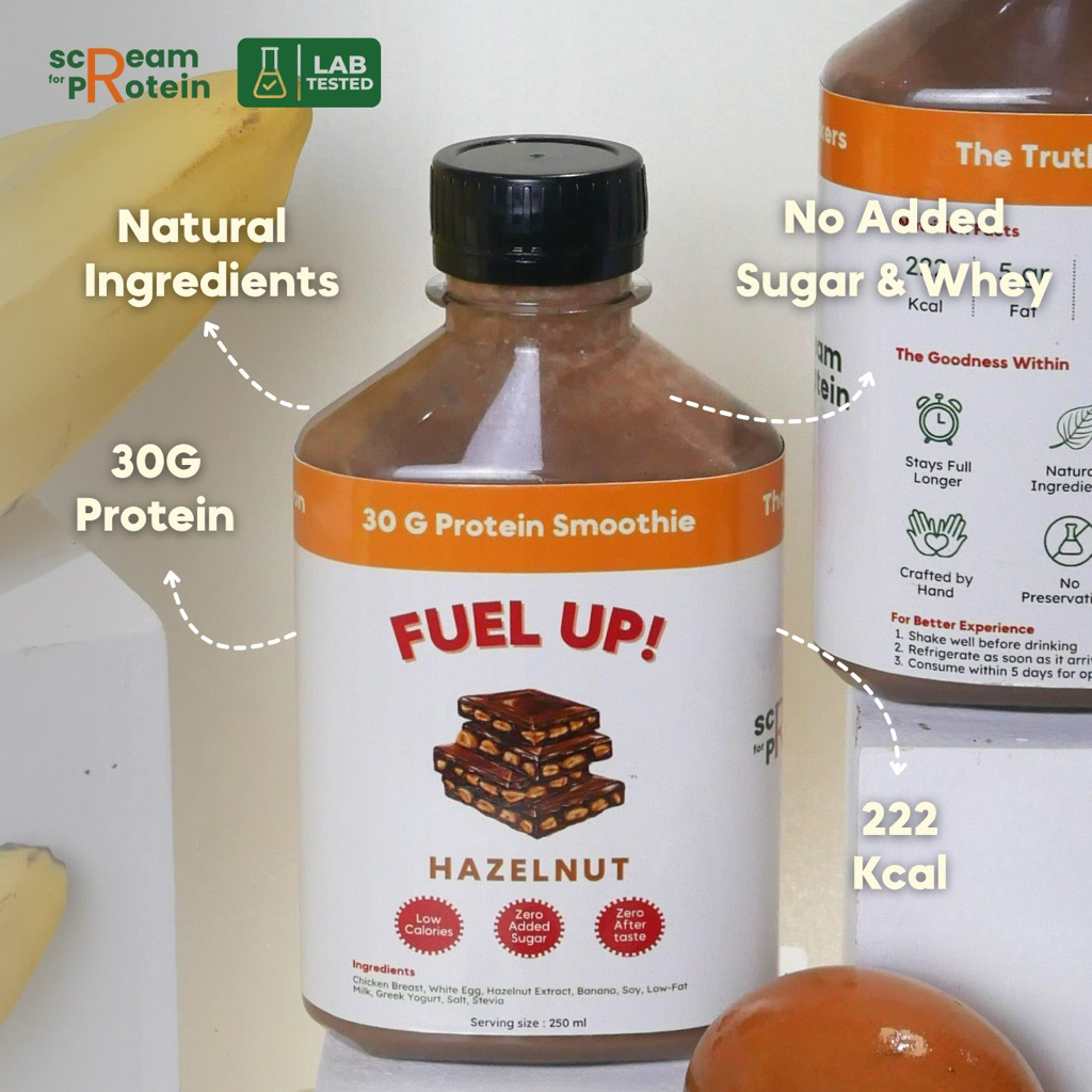 

Fuel Up! Classic - Hazelnut - 30G Protein Smoothie