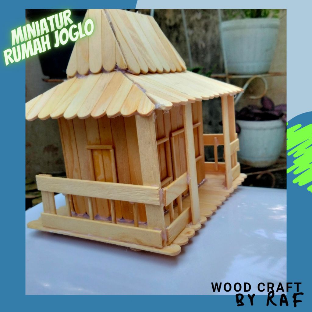 Hisperingin_ Miniatur Rumah Adat Joglo Stik Escream