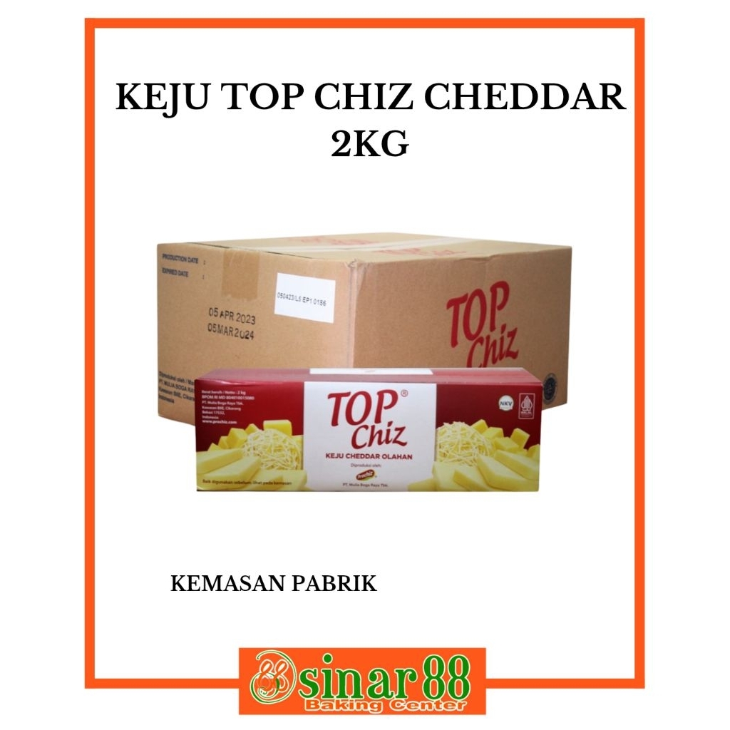

Keju Top Chiz Cheddar 2kg