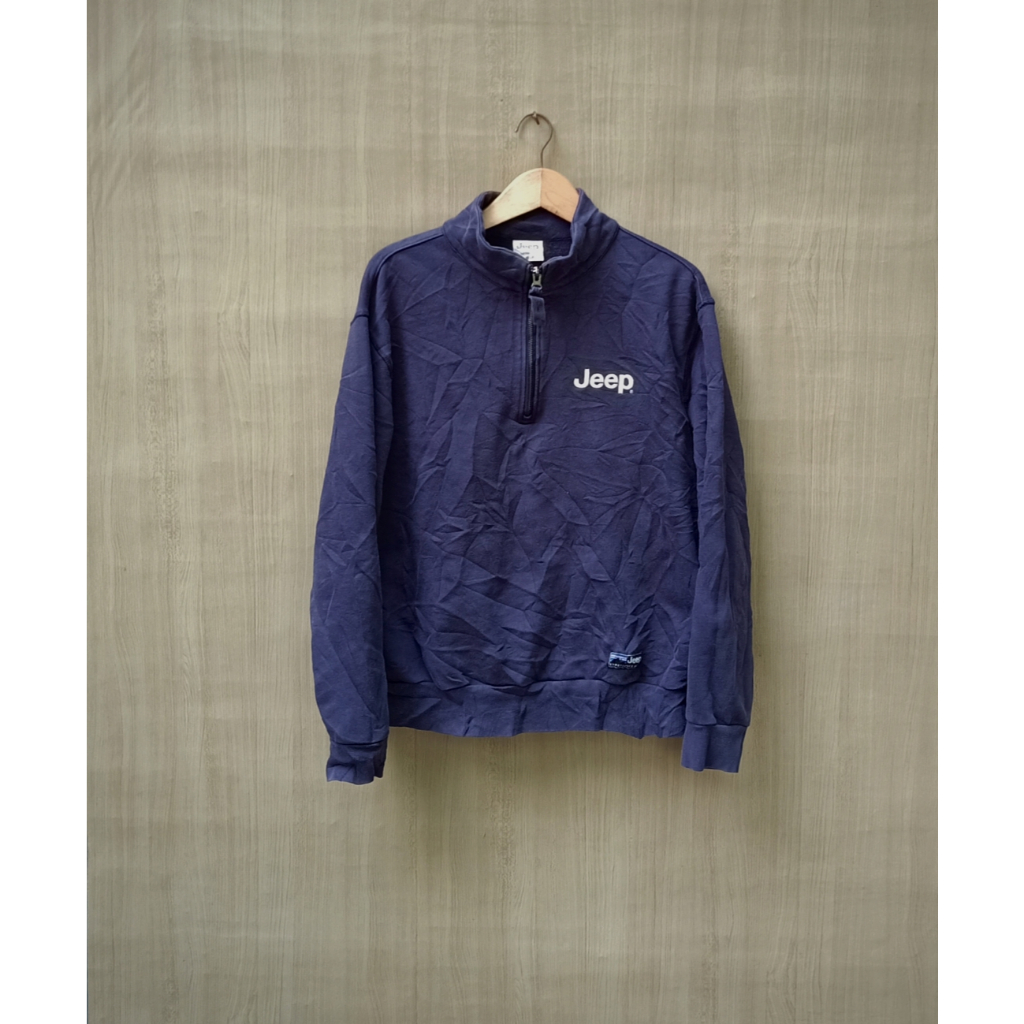 Half Zip Sweatshirt Crewneck Jeep