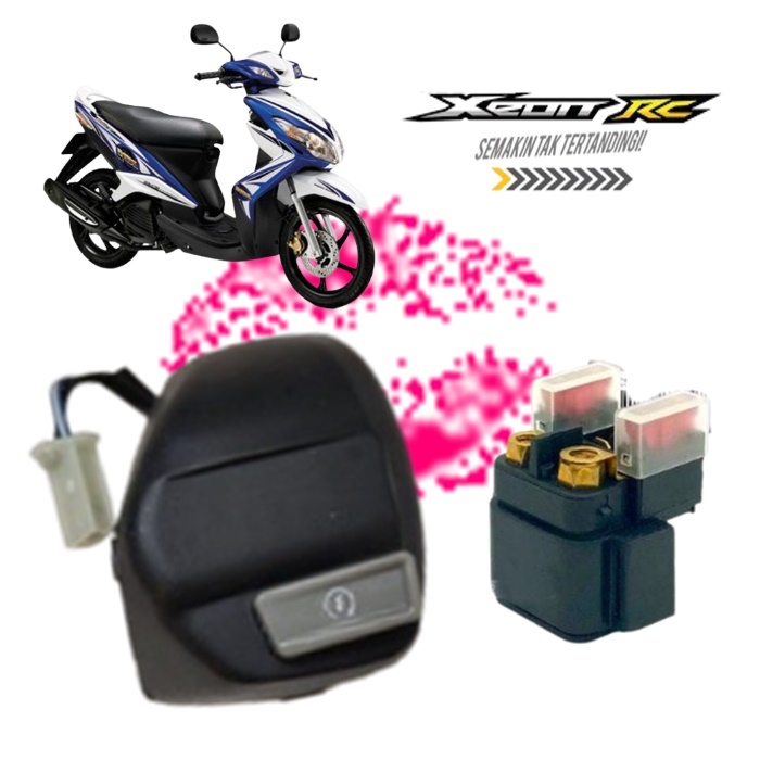 Combo Bendik Stater Xeon  Lama Xeon Karbu RC switch stater Dan Saklar Holder Kanan /  RH Xeon