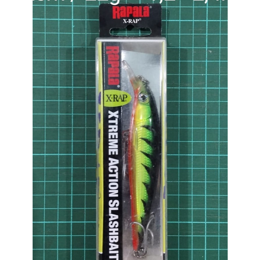 LURE / UMPAN RAPALA SLASHBAIT X-RAP, 12cm / 22g, 1,2 - 2,4m, SXR12 FT