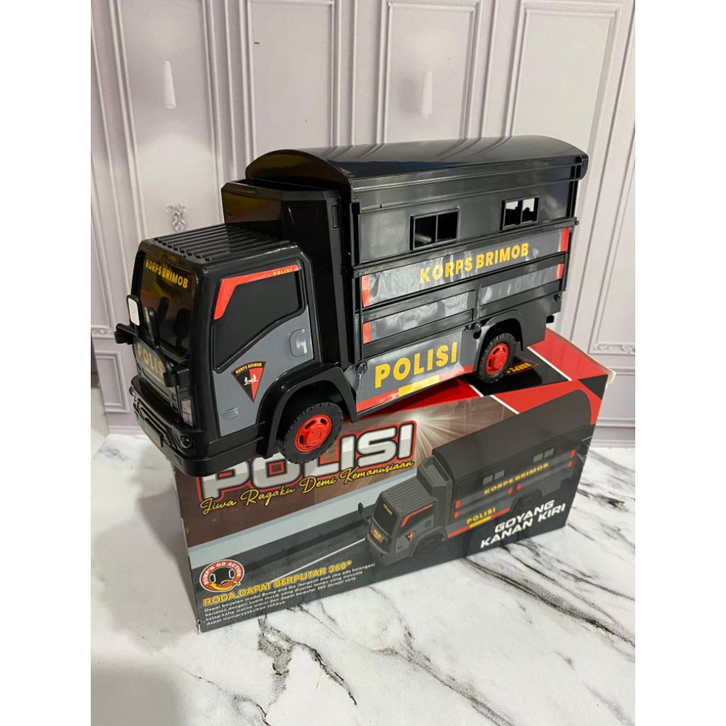 Mobil KOPS BRIMOB Buka Tutup Bump And Go Oleng/Horeg