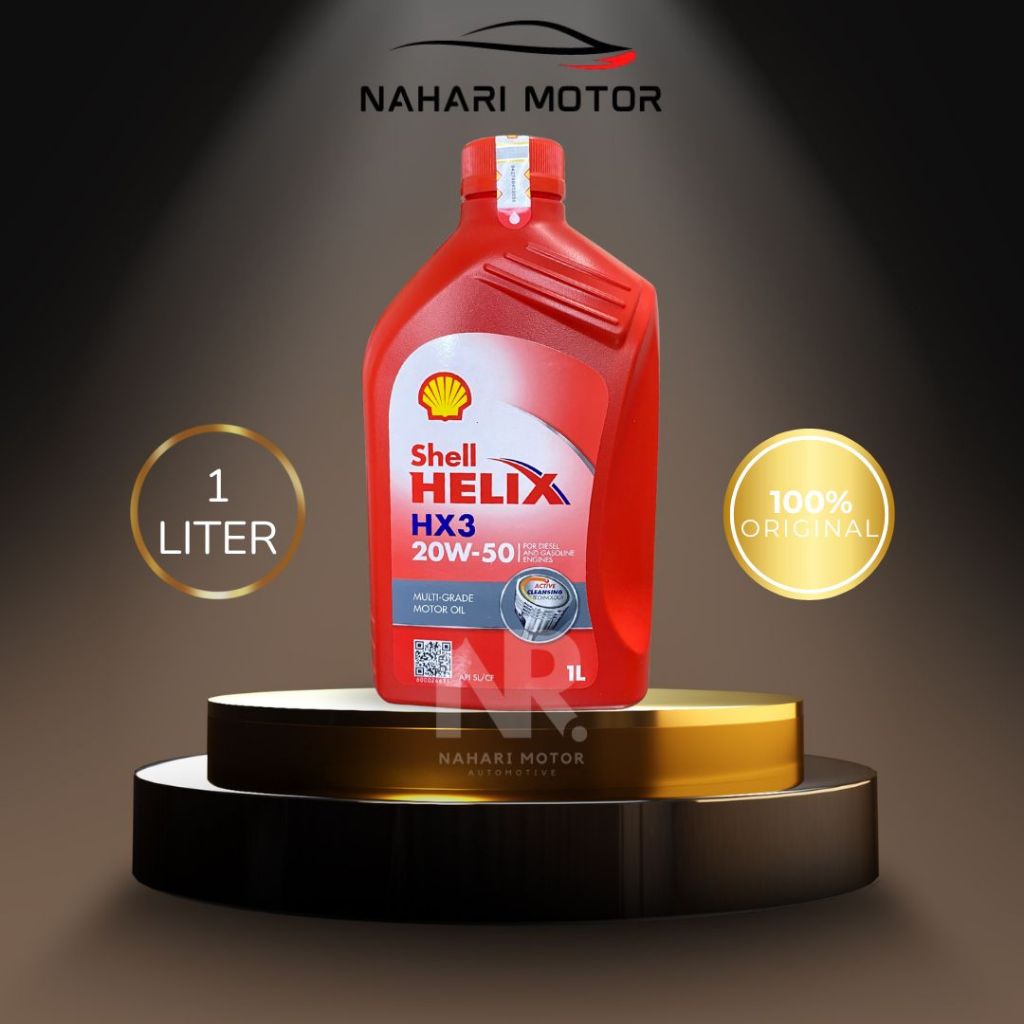 Oli Motor Shell Helix HX3 20W-50 1 Liter