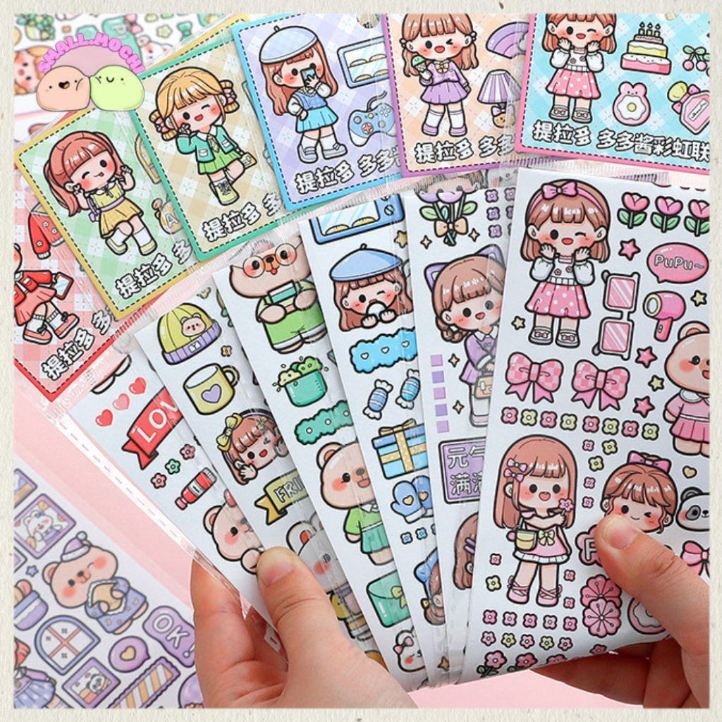 

1 Lembar Stiker Panjang Decor Notebook Diarybook Laptop Casing Hp Botol Minum Best Seller TLD70