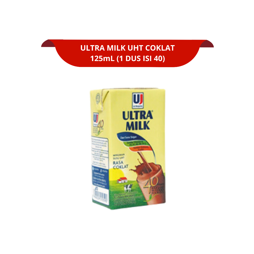 

[1 DUS ISI 40] ULTRA MILK UHT - ULTRA MIMI KIDS 125mL COKLAT FULL CREAM STRAWBERRY