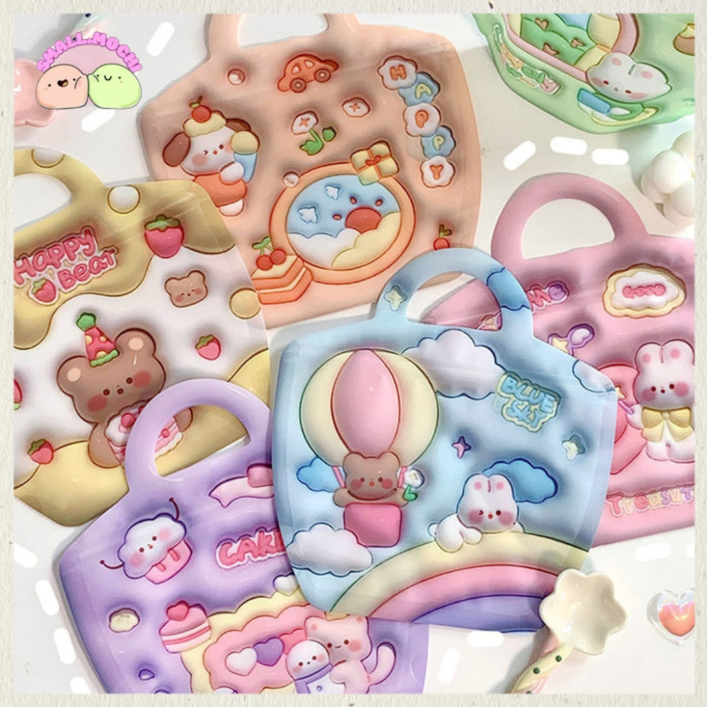 

1 Pcs Ziplock Bag Cookies Aesthetic Zipper Bag Aksesoris Plastik Klip Packing Serbaguna Best Seller ST08
