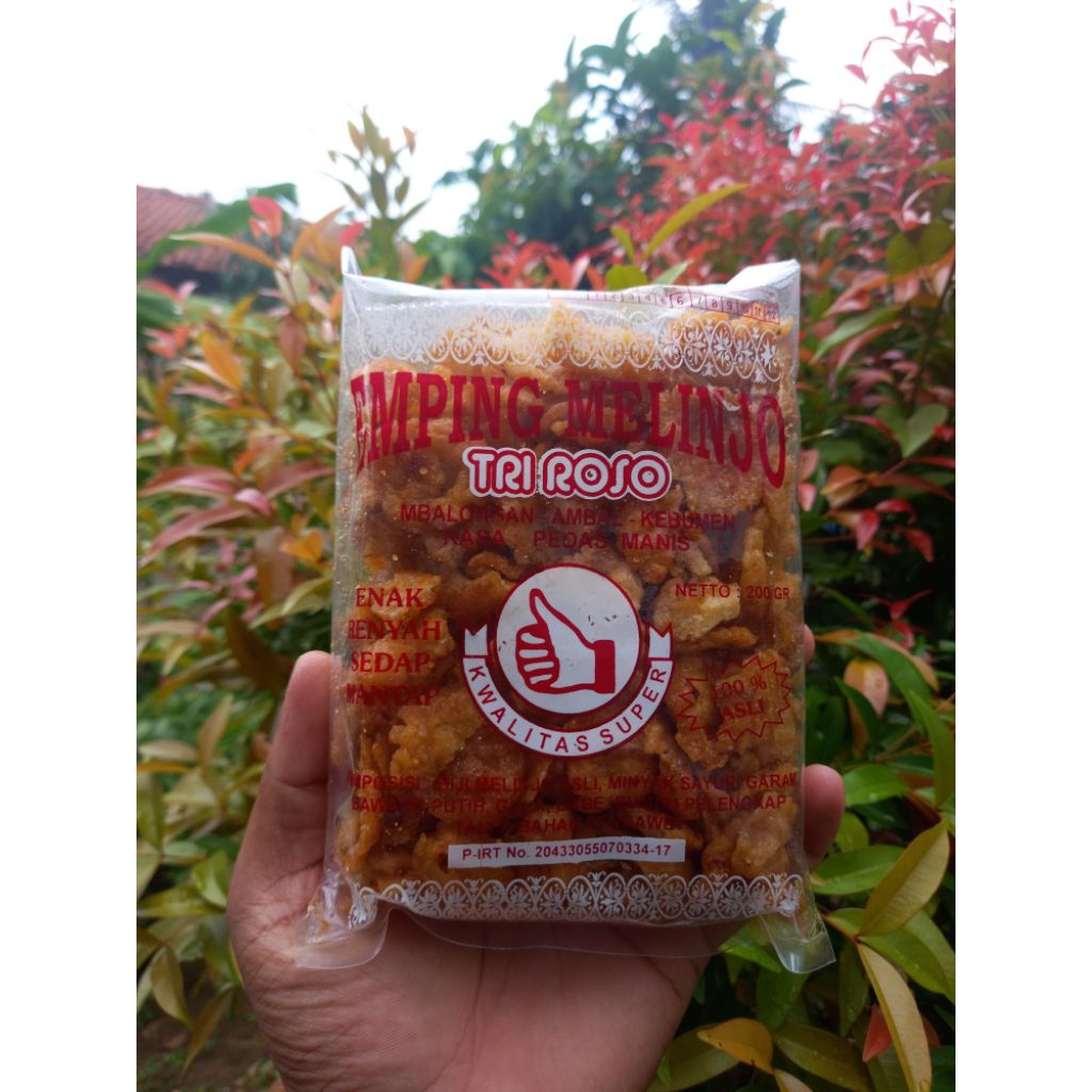 

200gr Emping Melinjo Pedas Manis Khas Kebumen