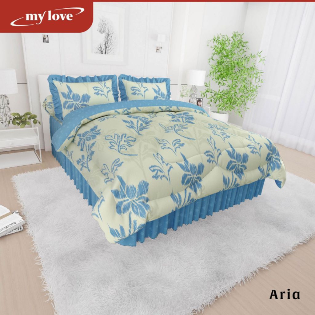 Bedcover set rumbai 180x200 all new my love - bedcoverset rumbay kingsize no. 1 mylove