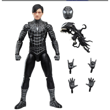 Marvel Legends Series Spider-Man, Spider-Man 3 Collectible 6 Inch Action Figure with Symbiote Access
