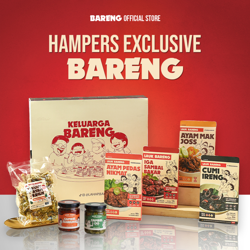 

Lahap Bareng - Hampers Eksklusif Bareng Ulang Tahun/Lebaran/Birthday | Hadiah/Kado/Gift Makanan Instant Ready to Eat, Real Food, Halal dan Tanpa Pengawet