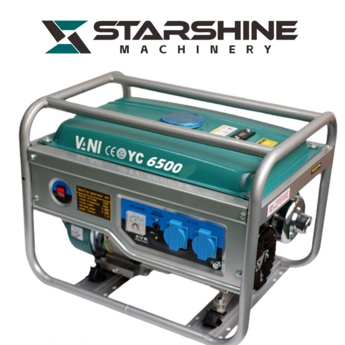 Generator set tipe terbuka Vani 5.5 KVA YC6500