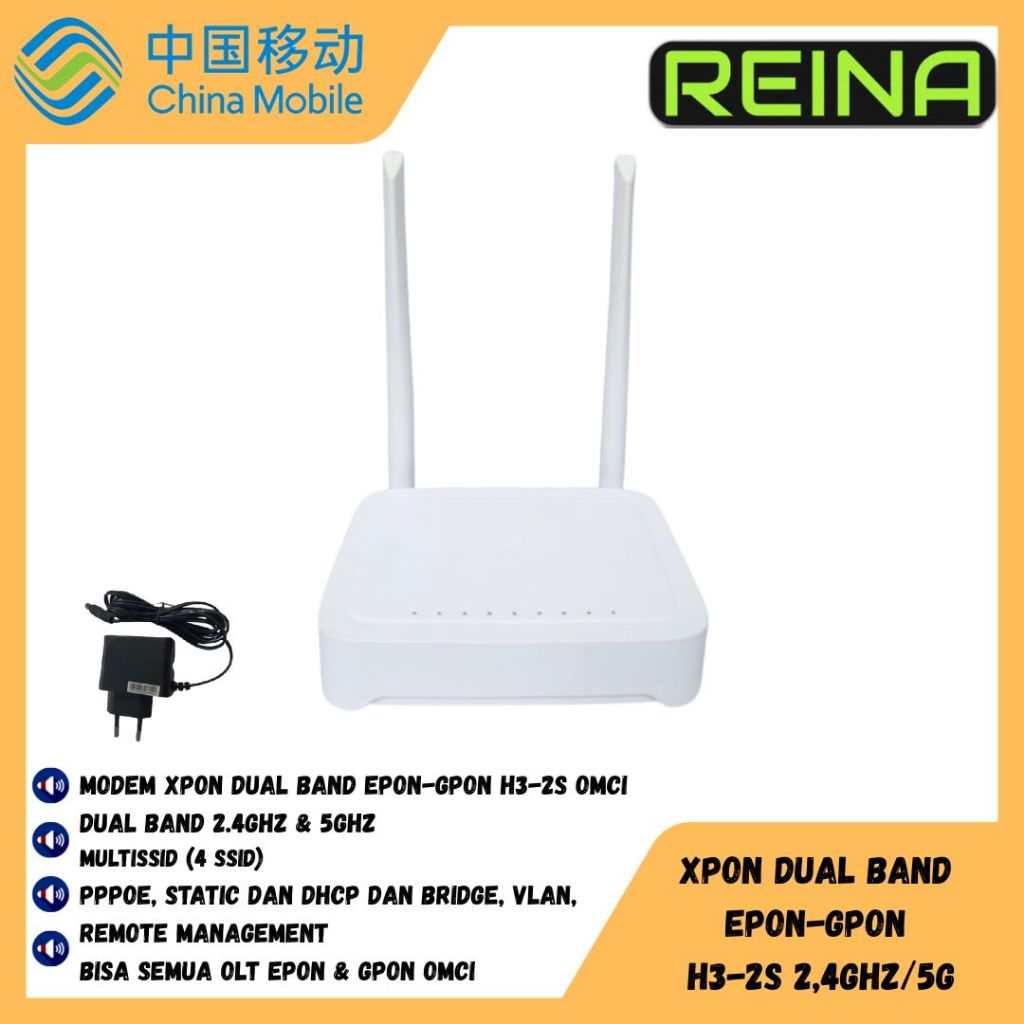 XPON DUAL BAND  EPON-GPON  H3-2S 2,4ghz/5g