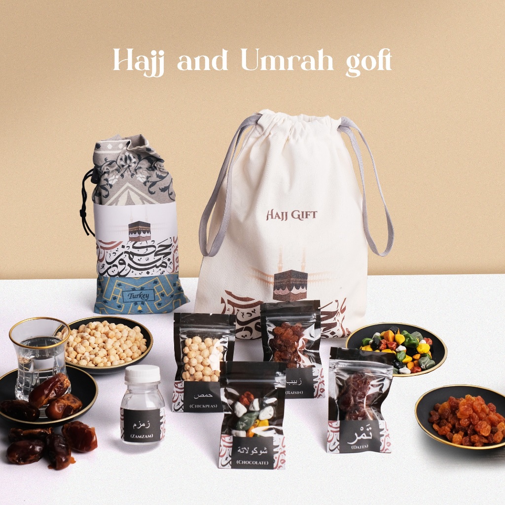 

Elmer Living Hajj Gift, Souvenir Paket Oleh Oleh Haji Umroh Snack Sajadah