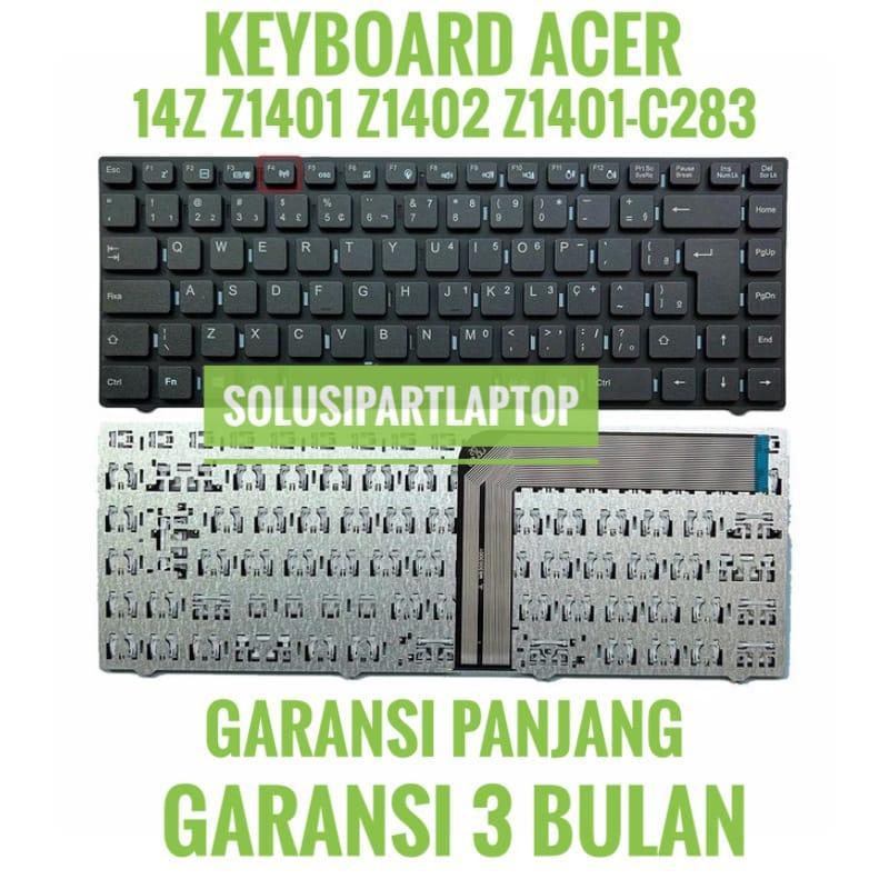 Keyboard Acer 14 14Z Z1401 Z1401-N2940 Z1401-C283 Z1401-C5PX