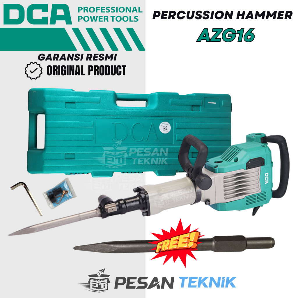 Mesin Bobok Beton Jack Hammer Demolition Hammer 44.5Joule 1700Watt DCA AZG16