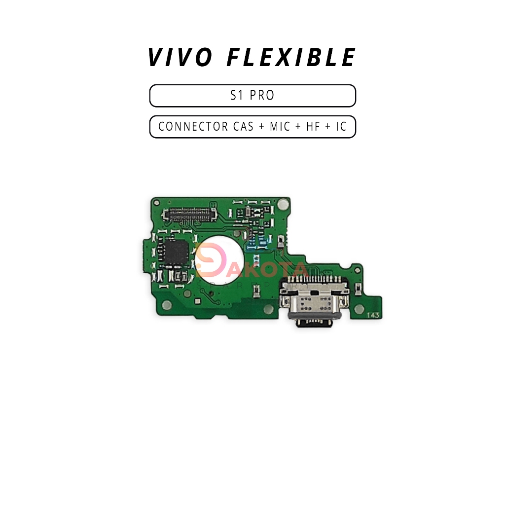 FLEXIBLE CON CAS + MIC + HF + IC VIVO S1 PRO ORI