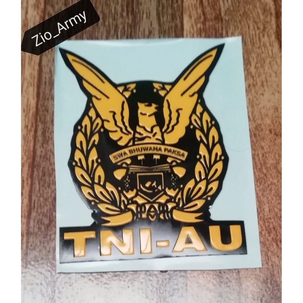 Stiker Embos logo TNI AU