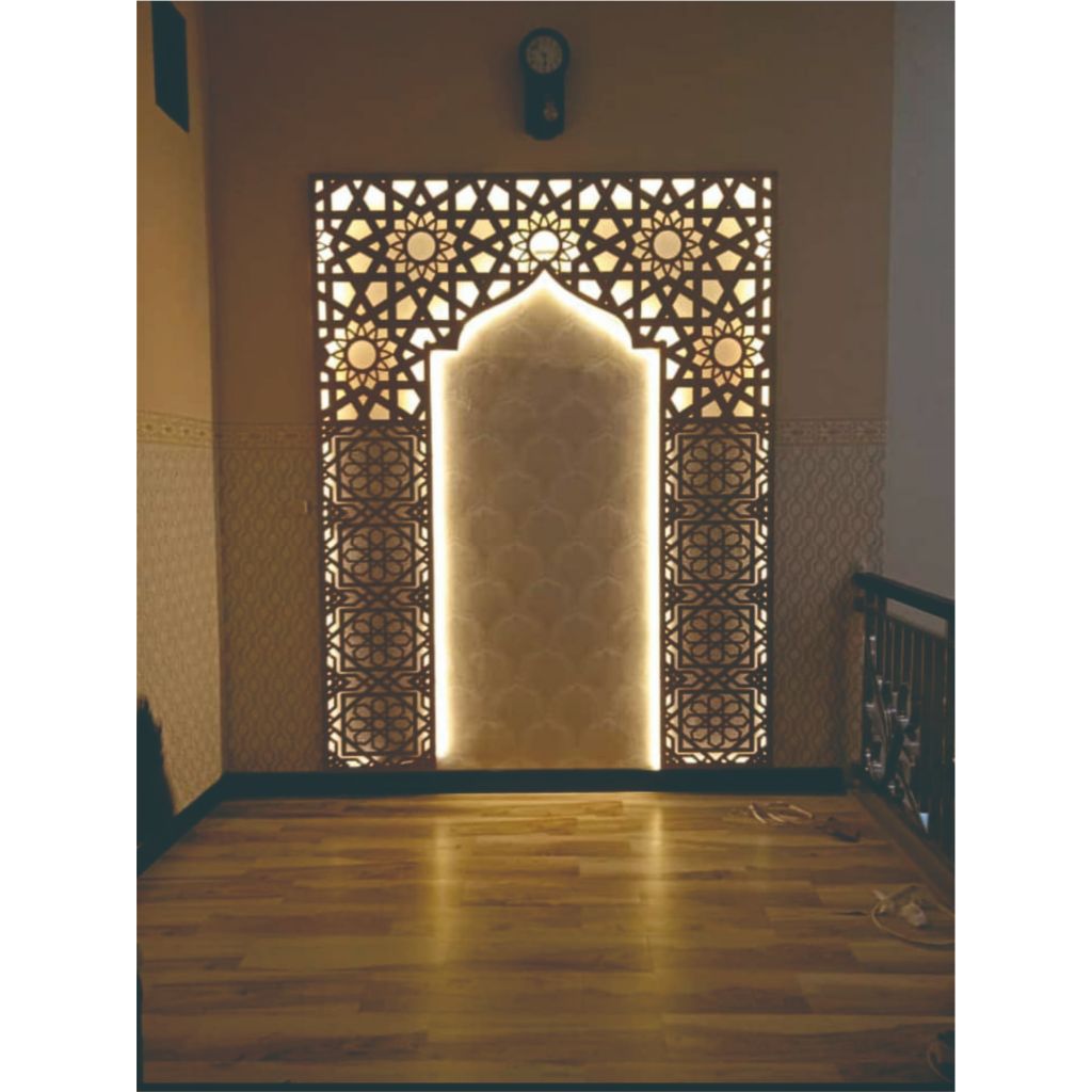 DEKORASI RUMAH MIHRAB / HIASAN RUMAH / MIHRAB PVC / HIASAN RUMAH MIHRAB