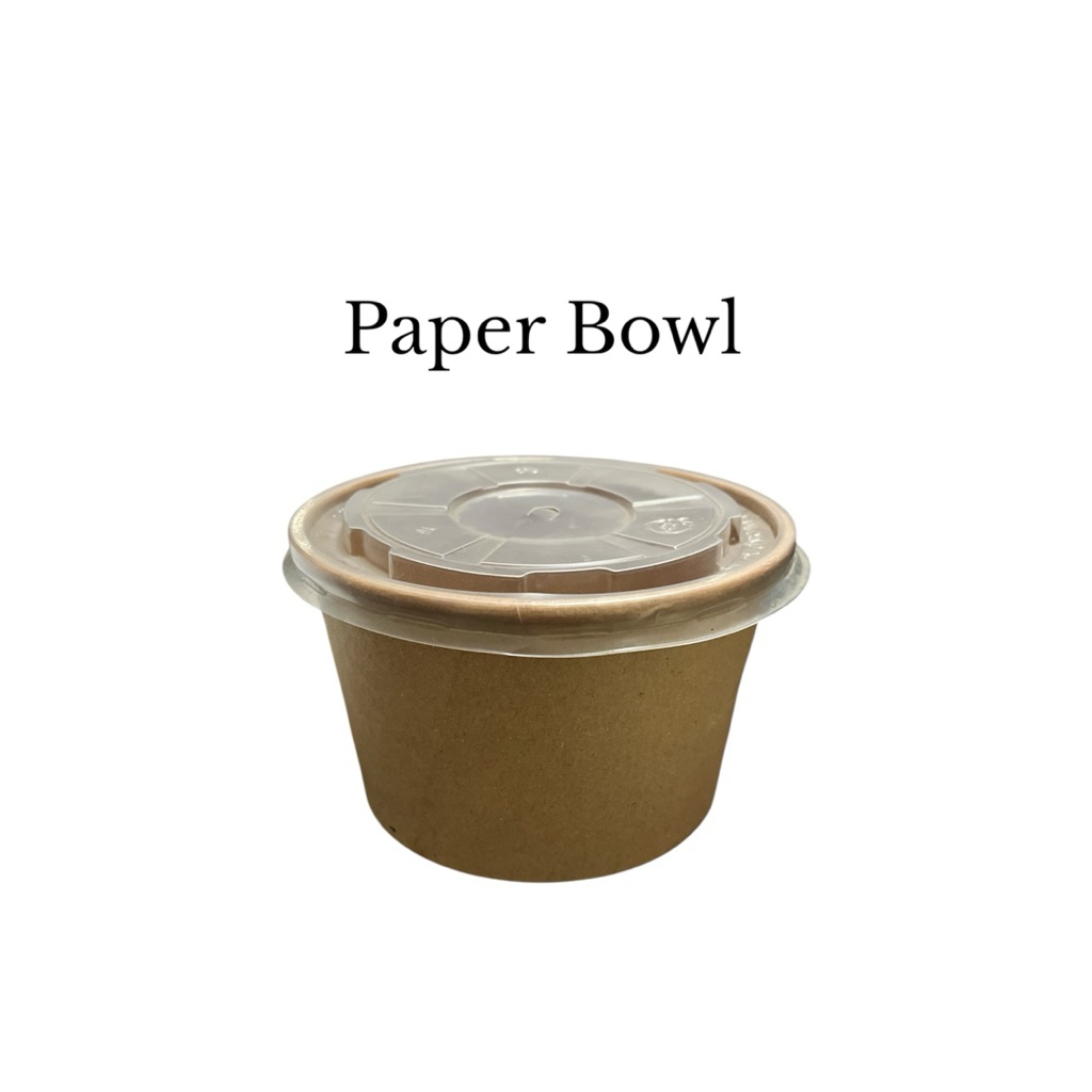 Paper Bowl + tutup 500ml/650ml [25pcs]