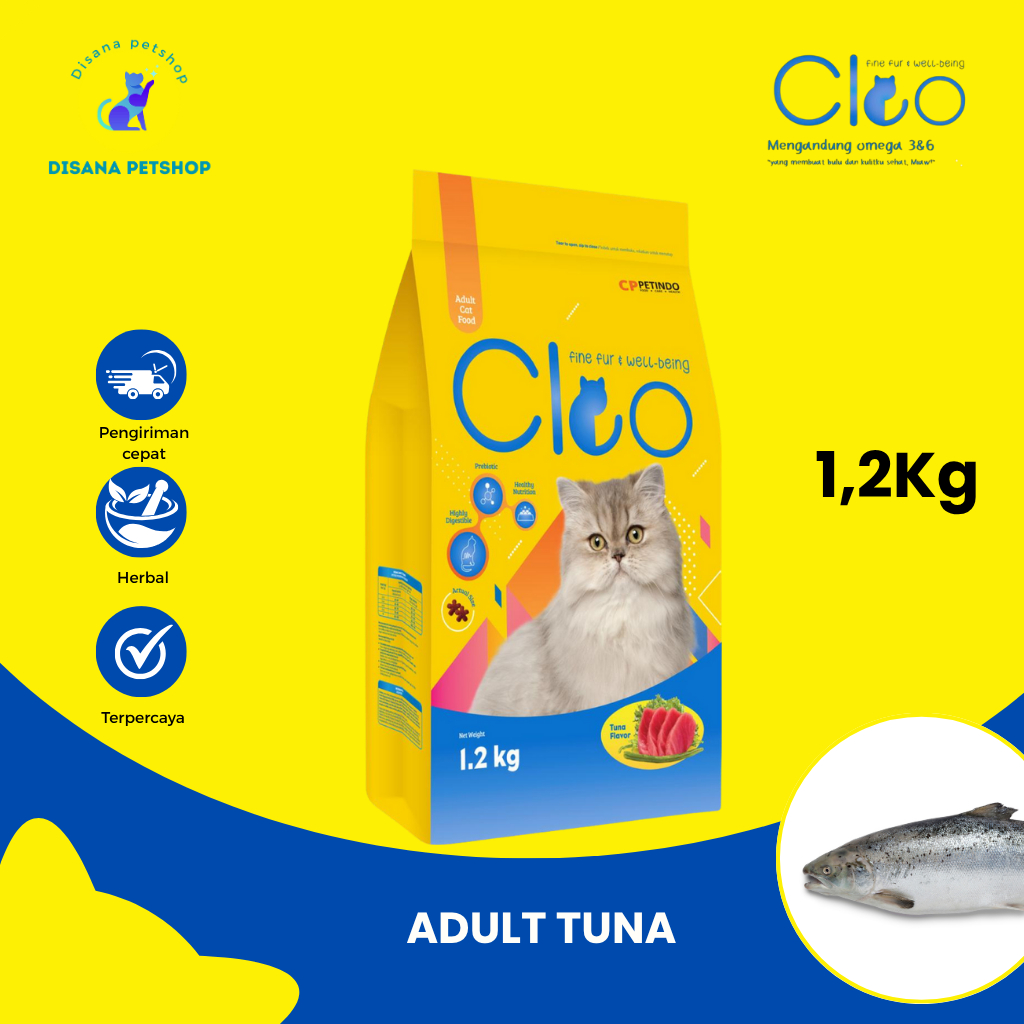 CPPETINDO Cleo Tuna Adult Cat Food 1.2 kg / Cleo Tuna