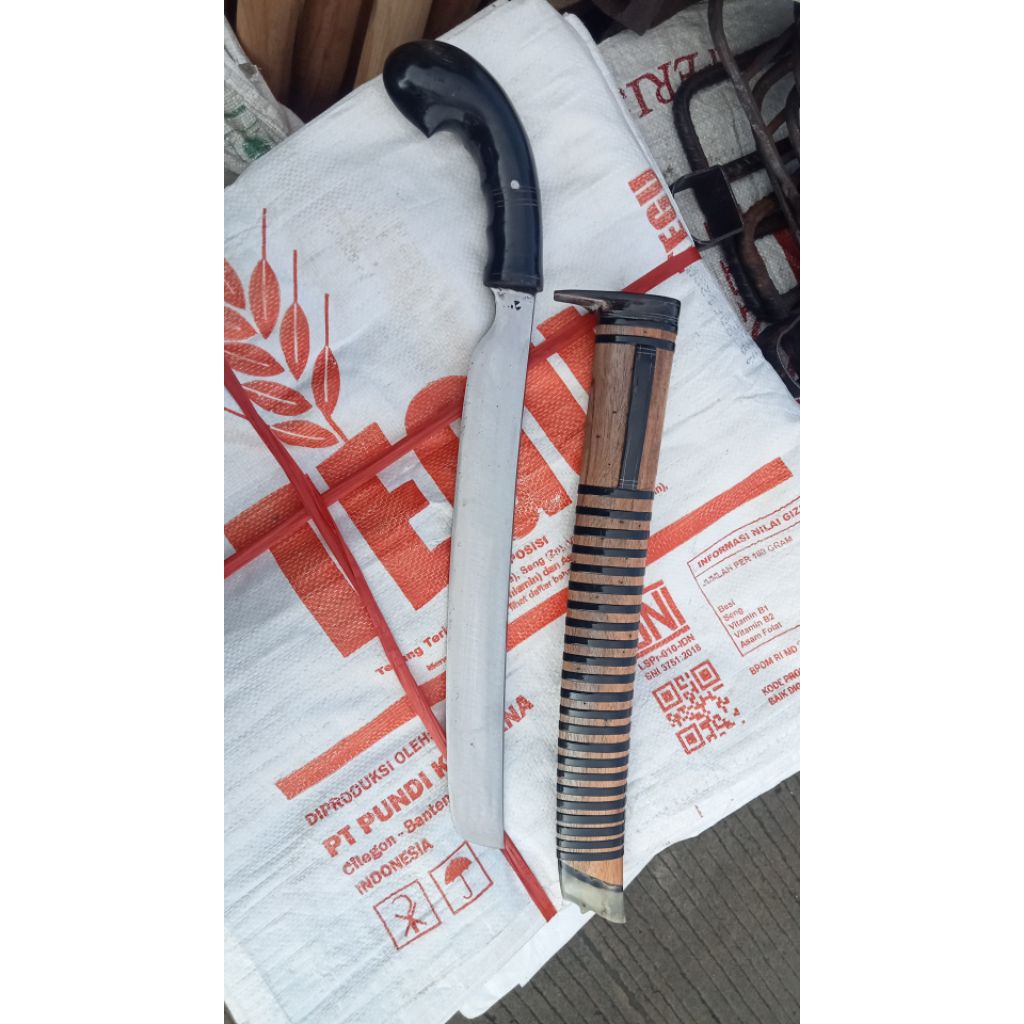 golok gagang tanduk asli cipari