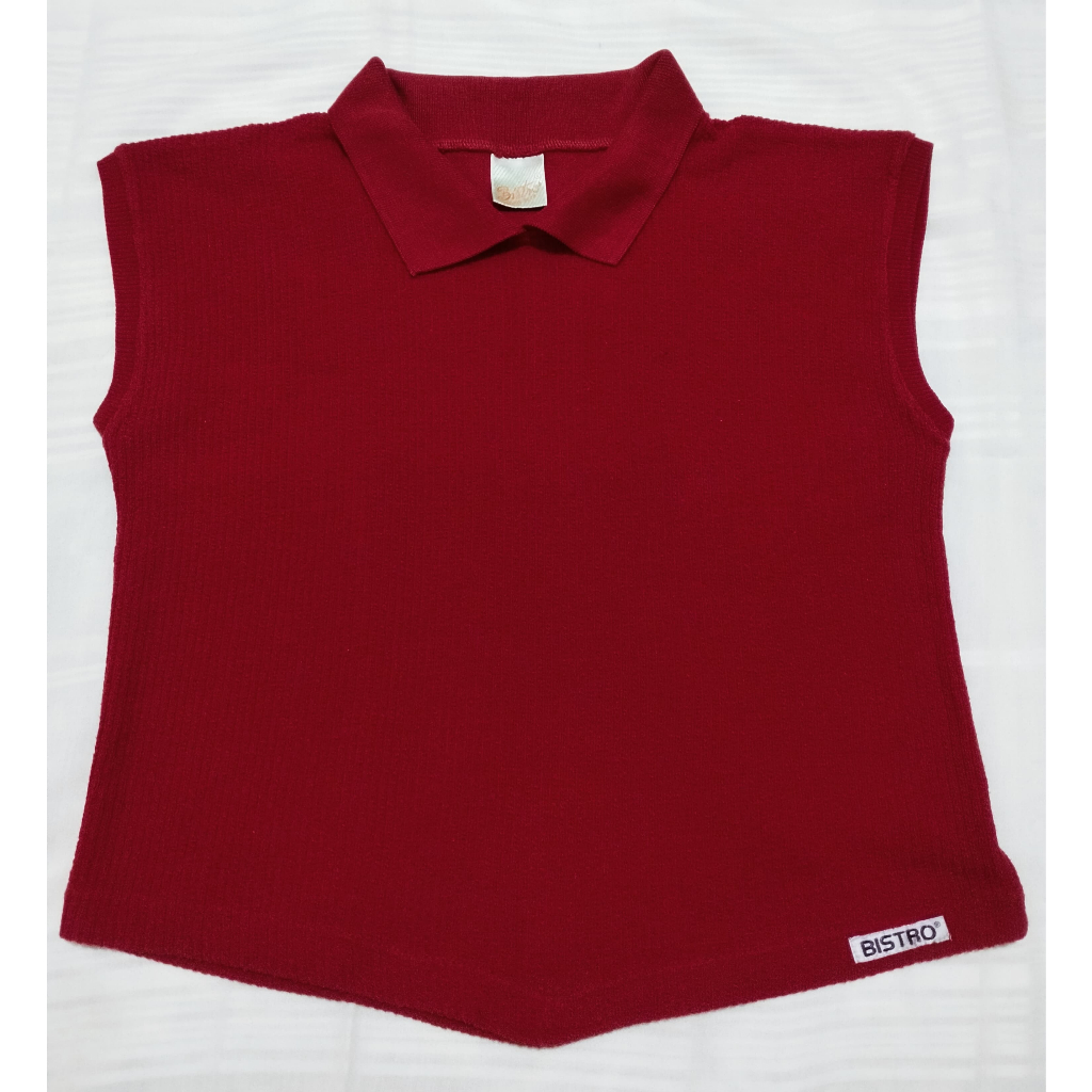 Kaos Berkerah Tanpa Lengan