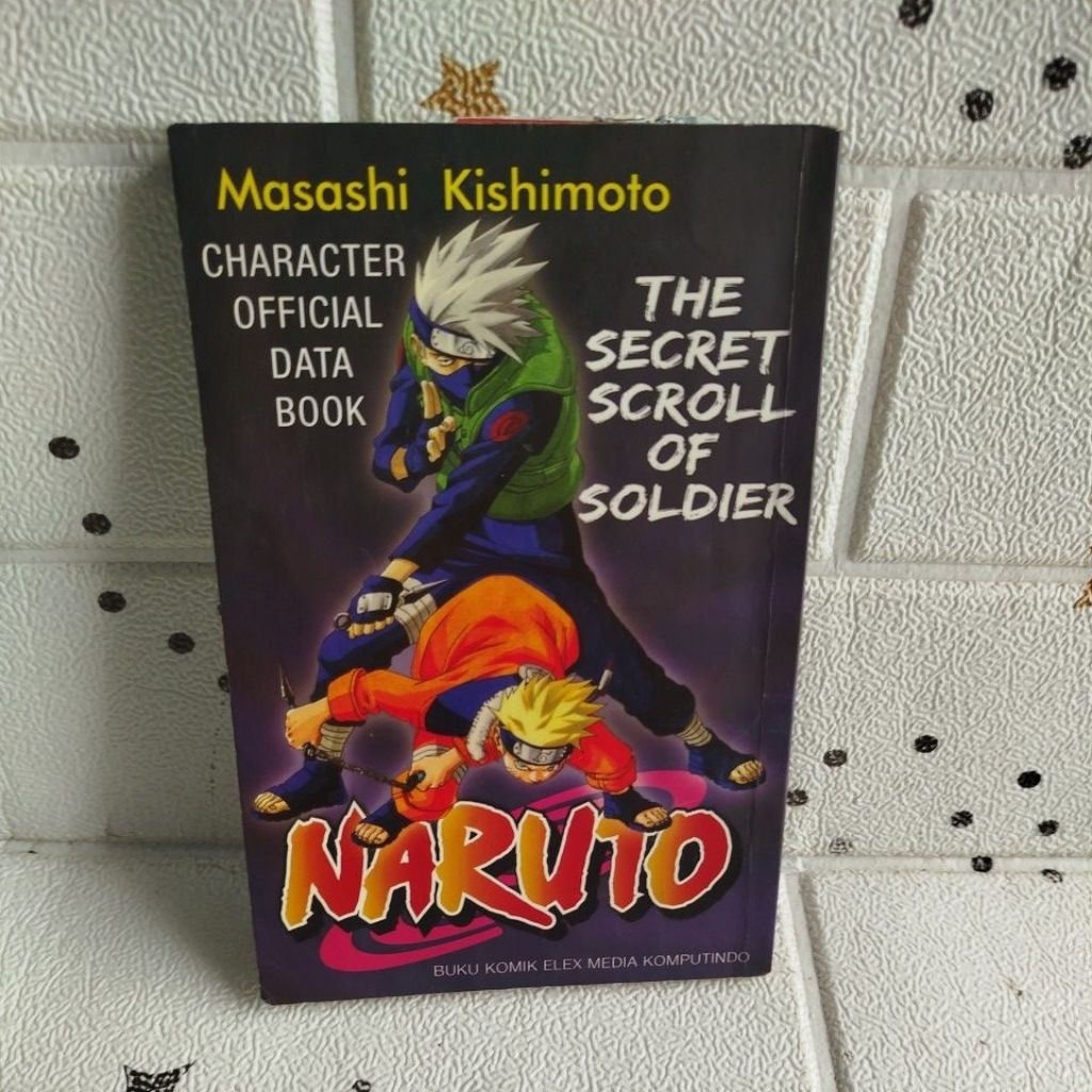 Komik Naruto Character Official Data Book The Secret Scroll Of Confrontation