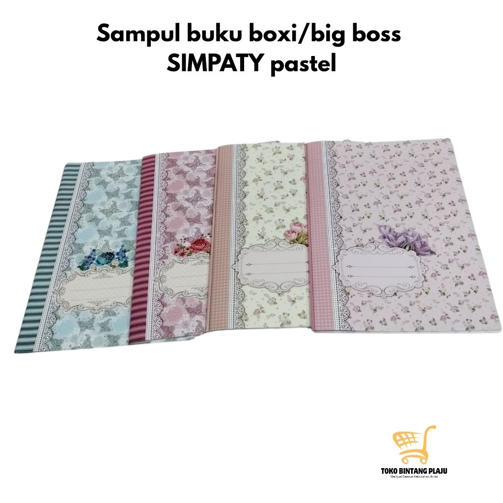 

SAMPUL BUKU BOXI / BIG BOSS SIMPATY PREMIUM PASTEL 1PACK 20LEMBAR