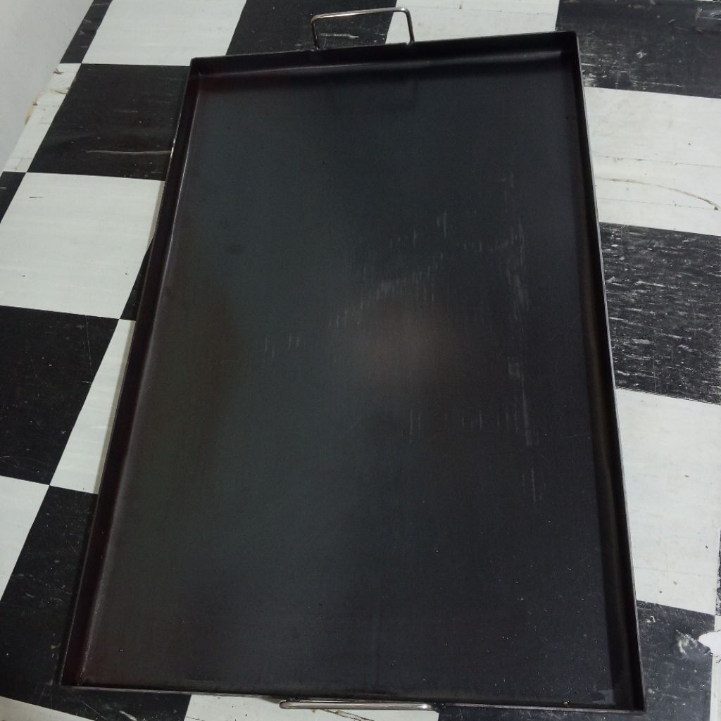 Wajan kotak 2 tungku 60x40cm tebal berkualitas