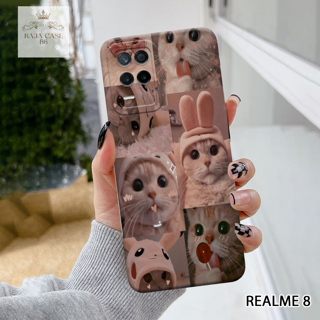 Case Realme 8 - Rajacase - casing Realme 8 - Motif case Aesthetic - Pelindung handphone - Realme 8 -