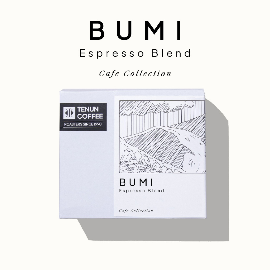 

TENUN COFFEE ROASTERS Bumi Blend “Cafe Collection”, Roasted Coffee Beans/Biji Kopi Matang 200gr/1kg