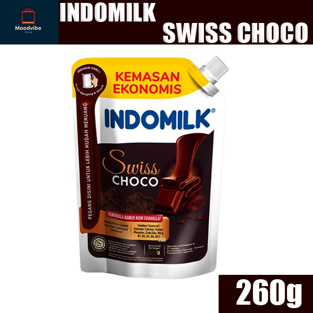 

Susu Kental Manis Indomilk Swiss Choco 260g