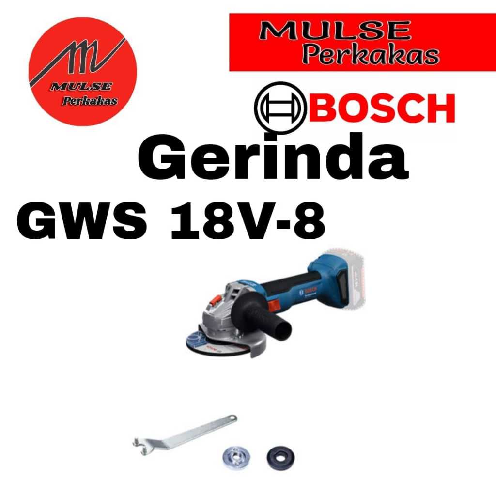 BOSCH GWS 18V-8 Cordless Brushless Angle Grinder 4" 18 Volt