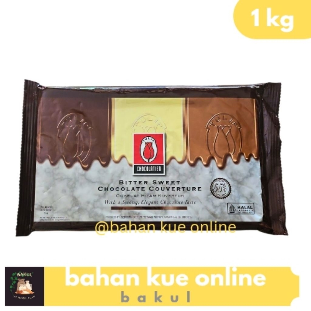 

Tulip Bittersweet Couverture Chocolate 55% 1Kg SALE EXP SOON