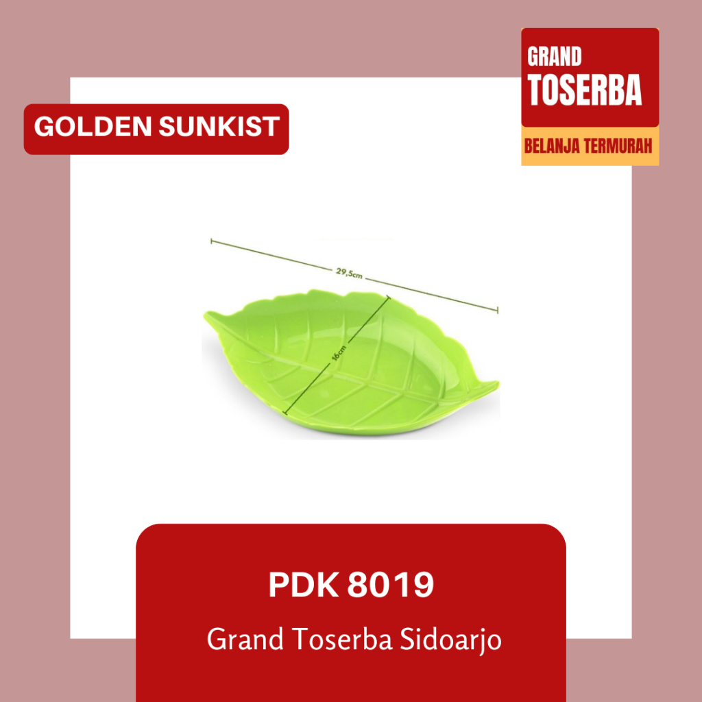 GOLDEN SUNKIST PDK-8019 / PM-8006 /PM-179 /PMS-805 /PMS-8037 / PIRING MAKANAN SIZE KECIL - BESAR