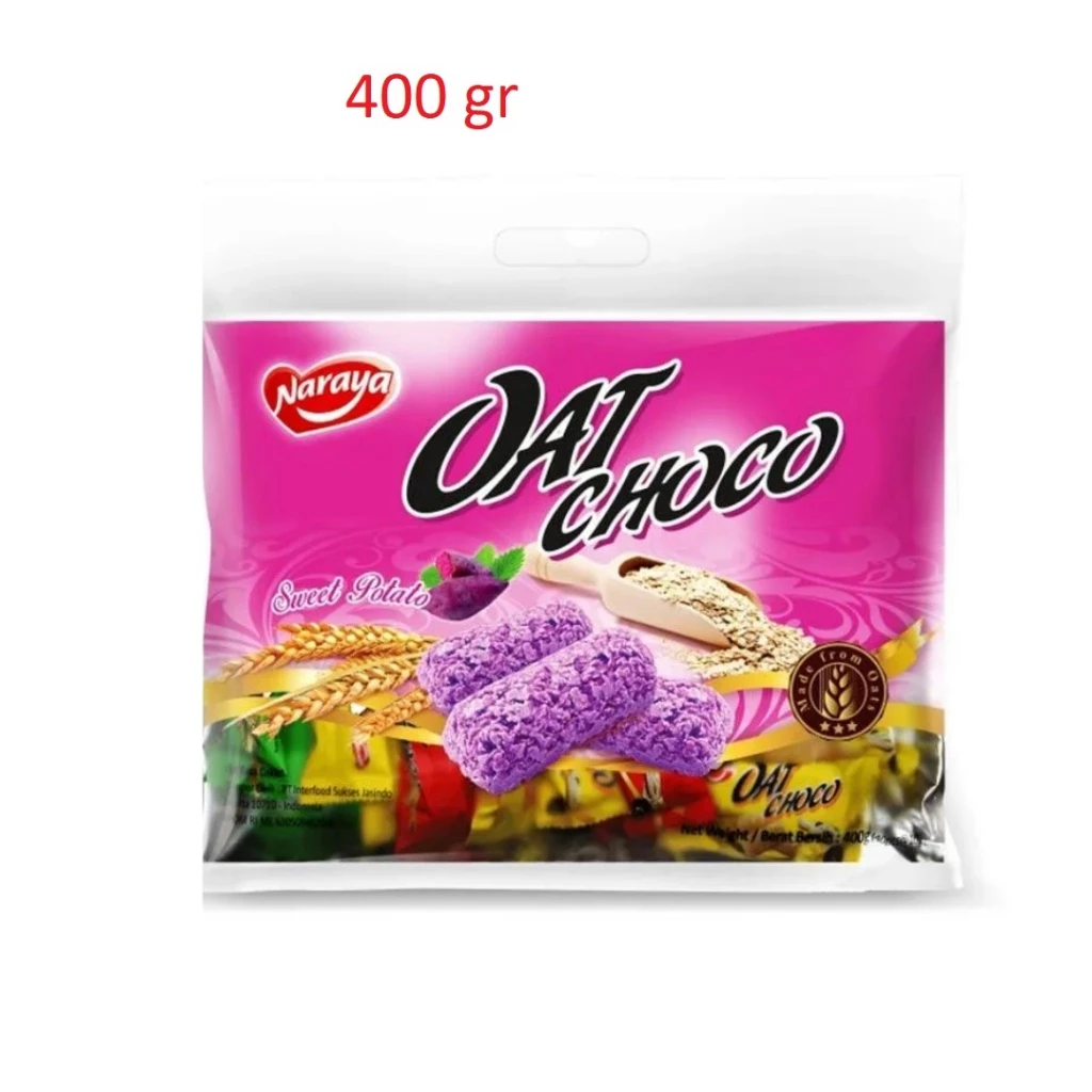 

GFD OAT CHOCO Varian Orinal 400gr naraya Oat choco Coklat Oat choco Vanila Oatchoco Green Tea pandan