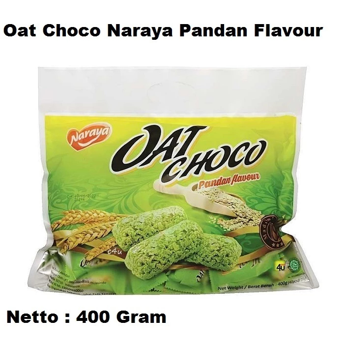 

RB OAT CHOCO Varian Original 400gr naraya Oat choco Coklat Oat choco Vanila Oatchoco Green Tea