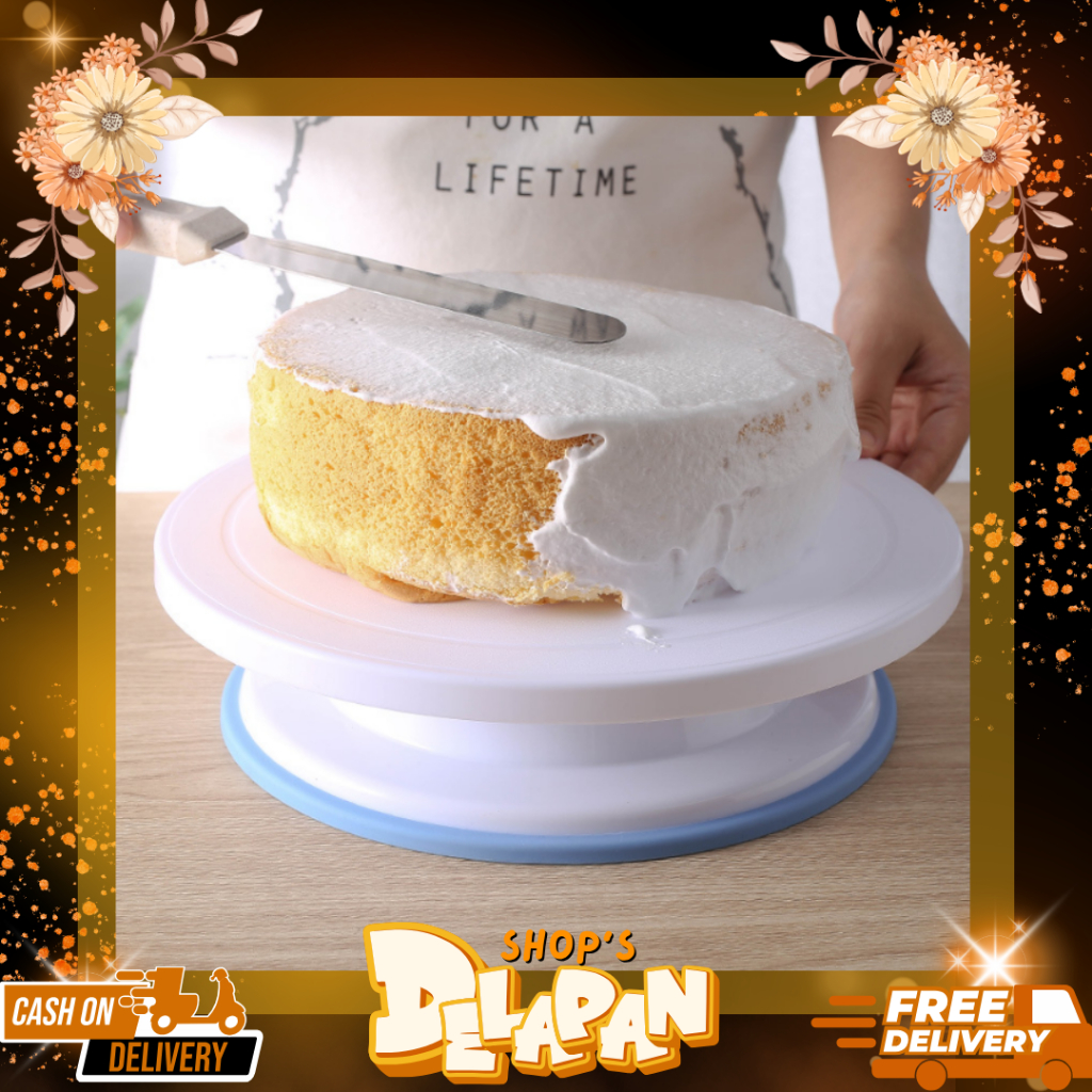 Meja Kue Putar Dekor Kue / Meja Putar Dekorasi Kue / Meja Kue / Meja Putar Dekor Kue Tart Rotating C
