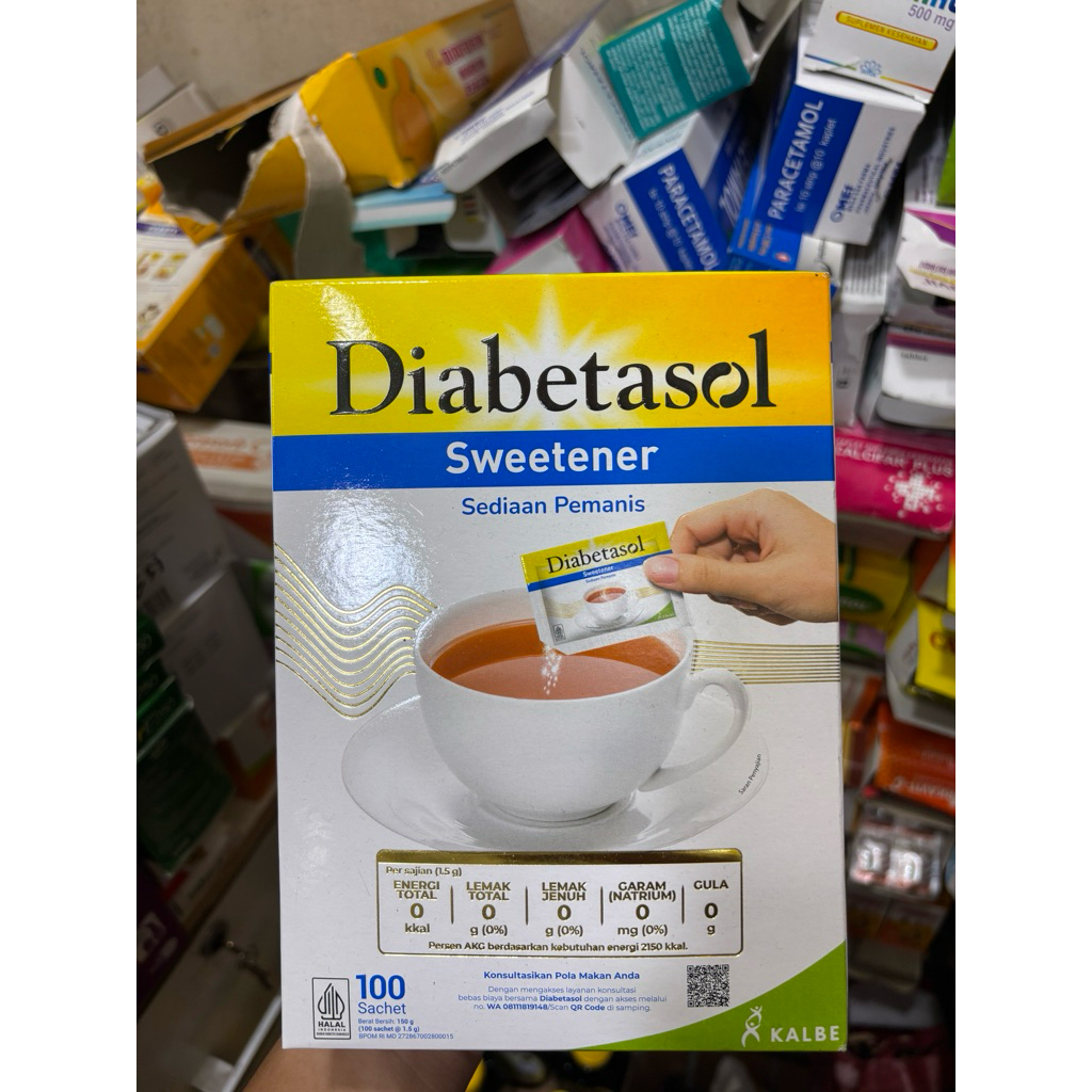 

Diabetasol Sweetener isi 100 sachet sedian pemanis
