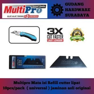 

Multipro Mata isi Refill cutter lipat 10pcs/pack ( universal ) jaminan asli original