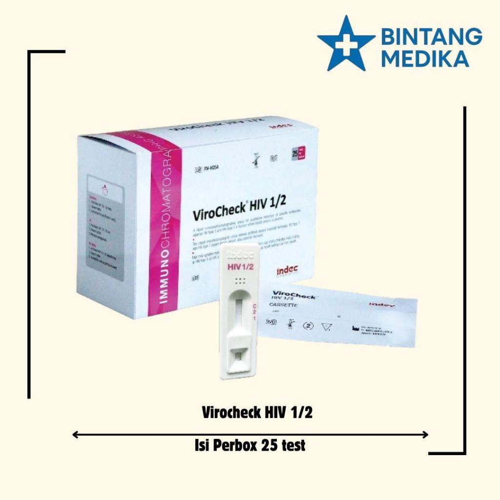 Rapid Test HIV 1/2 Merk ViroCheck isi 25 Test