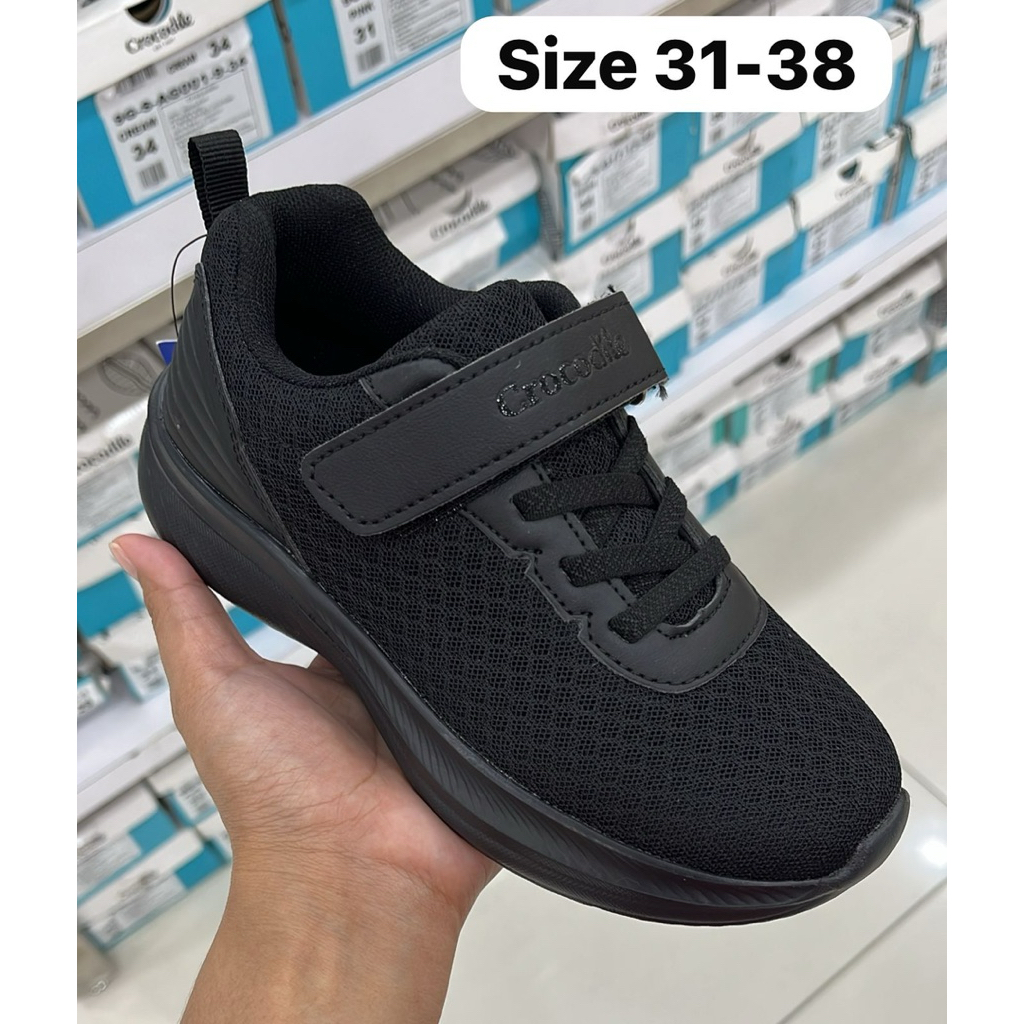 sepatu sekolah anak cwek/cowok brand crocodile