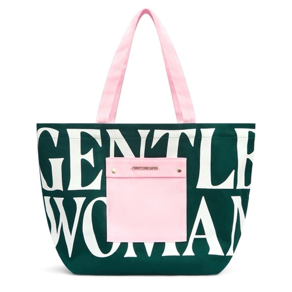 GW PAINTED WALL TOTE BAG GREEN