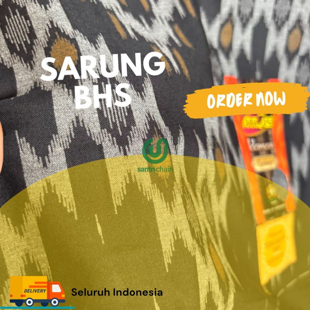 Sarung Pria Dewasa Atlas BHS Original & Premium – Kain Halus, Cocok untuk Sholat & Acara Resmi