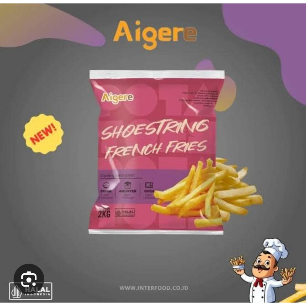 

Kentang Aigere Shoestring 2kg