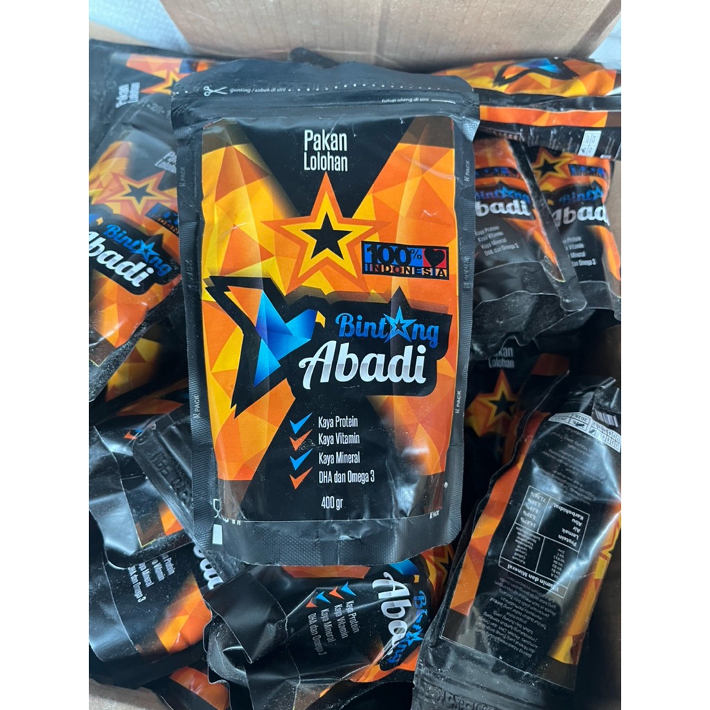 BINTANG ABADI PAKAN LOLOHAN BURUNG BABY LOVEBIRD PARKIT FALK PARROT