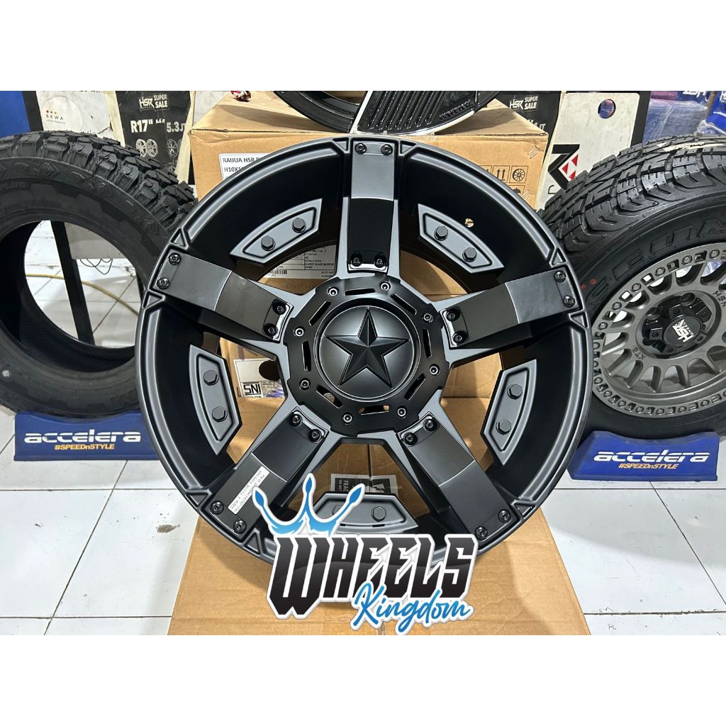 VELG R17 VELG MOBIL OFFROAD RING 17 HSR RASTA PCD 5X127/114 PNP RUBICON RUSH INNOVA XTRAIL CRV